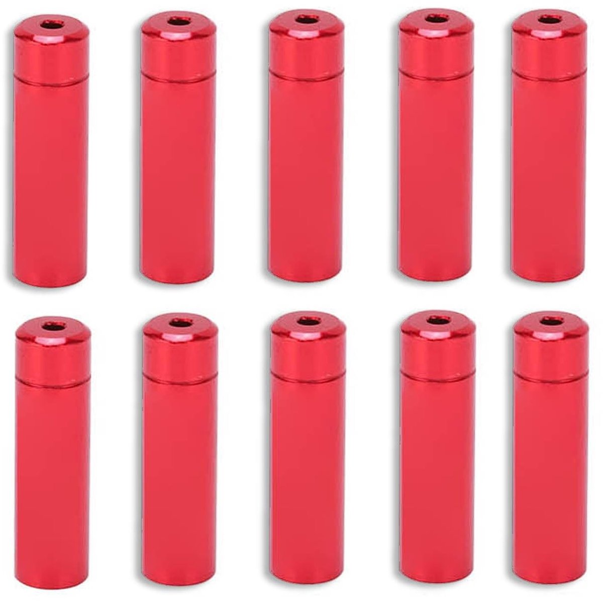 Dailygoods- Remkabel End Caps - 10 Stuks - 4mm Behuizing - Fiets Kabel - Bescherming - Hoogwaardige Materiaal - Fietskabel