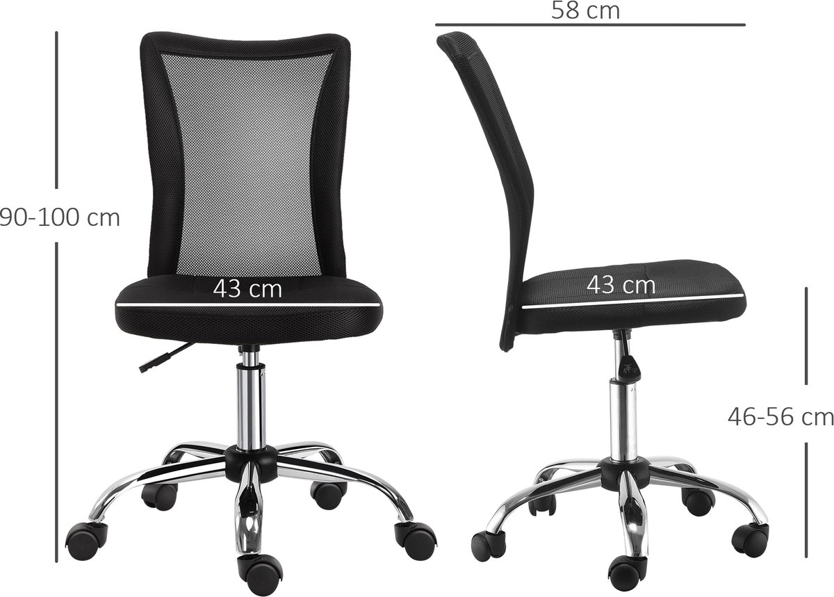 EURO FURNITURE HOME S.R.L. MODENUIT Bureaustoel Zonder Armleuningen thumbnail 5