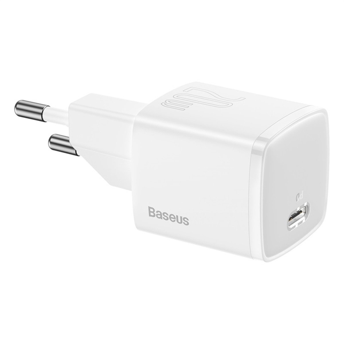 Baseus Cube - USB-C Oplader - 20W - Wit - Power Delivery