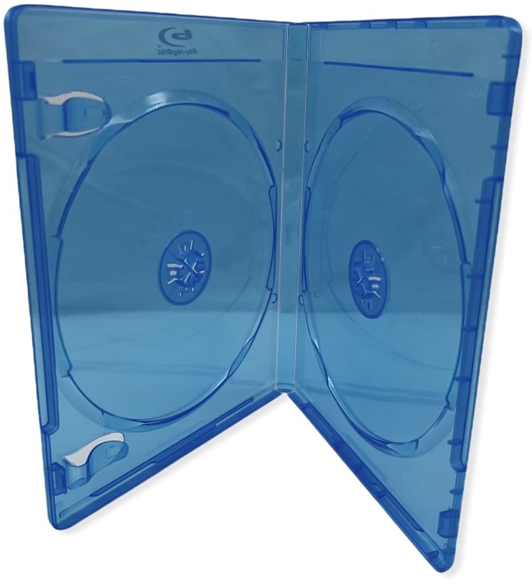 Dailygoods- Opslagcases 50 stuks - Blu-Ray 11mm - Dubbel - Sterk en schokbestendig - Slim profiel - DrakenTrading Logo - Cd Hoes