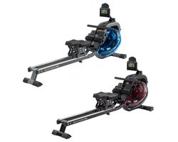cardiostrong Rameur Baltic Rower Pro réservoir bleu, cadre gris