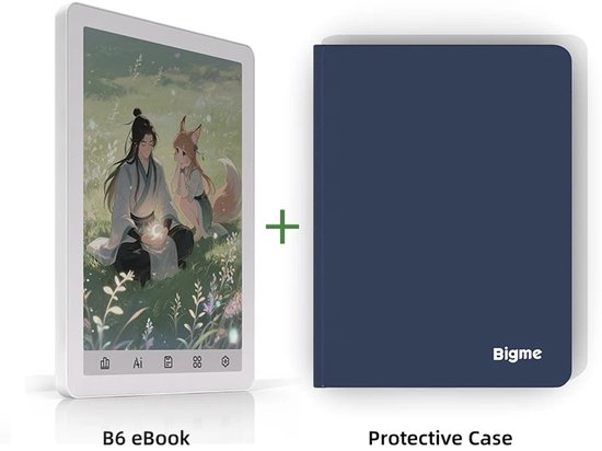 Cventrix E-reader 6 inch - E reader kobo - ereader - Ink eBook Reader B6 – OS Android 14 – 4GB RAM 64GB Opslag – Oogvriendelijk Scherm – Zwart — afbeelding 4
