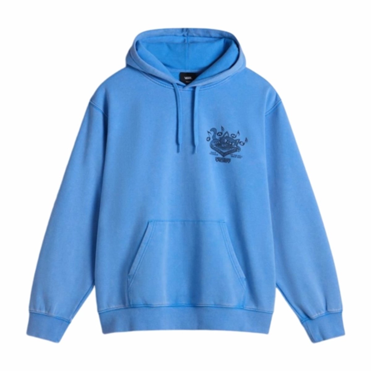 Trui Vans Men Scratched Records Pullover Tranquil -L Blauw