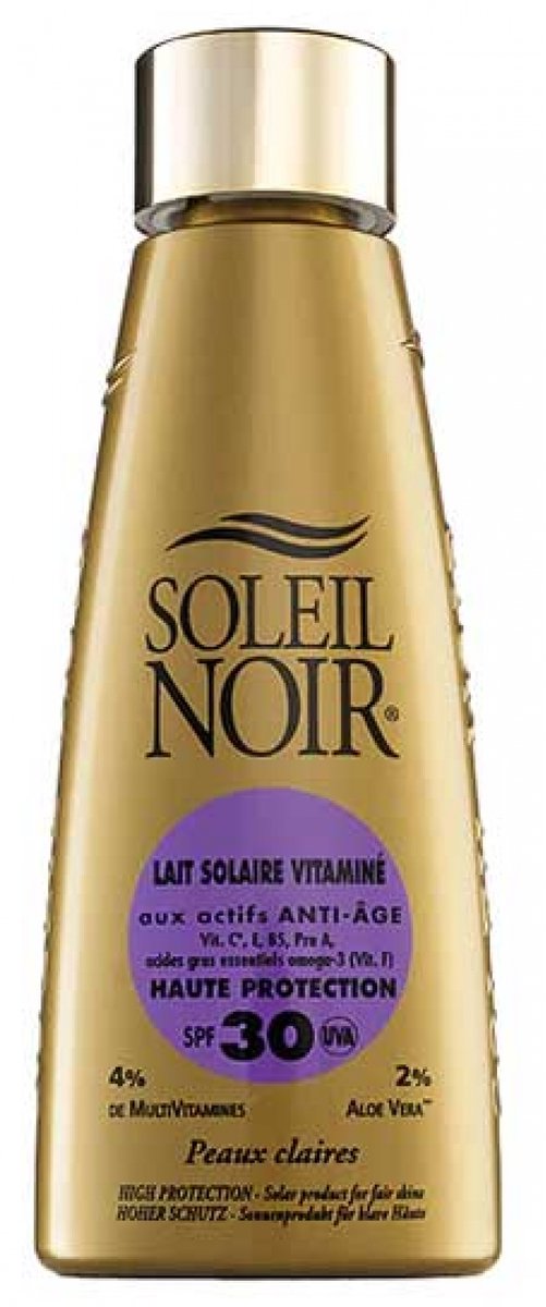 Soleil Noir Hoge Bescherming Gevitamineerde Zonnemelk SPF30 150 ml