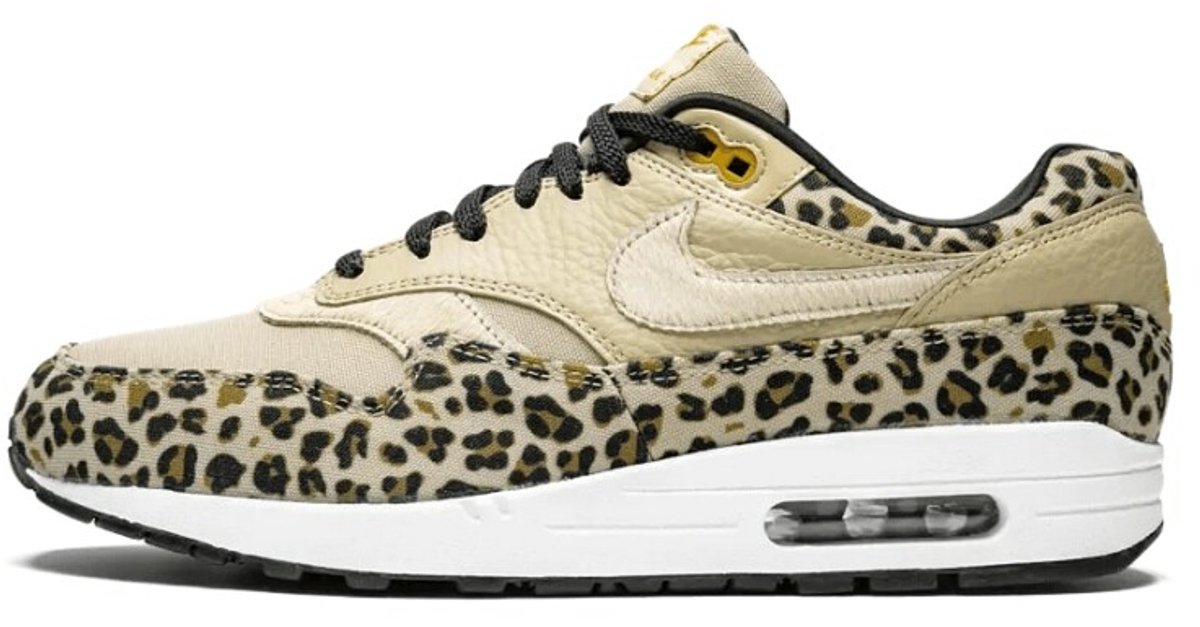 Nike Nike Air Max 1 WMNS Premium Leopard Sneakers Unisex Oranje