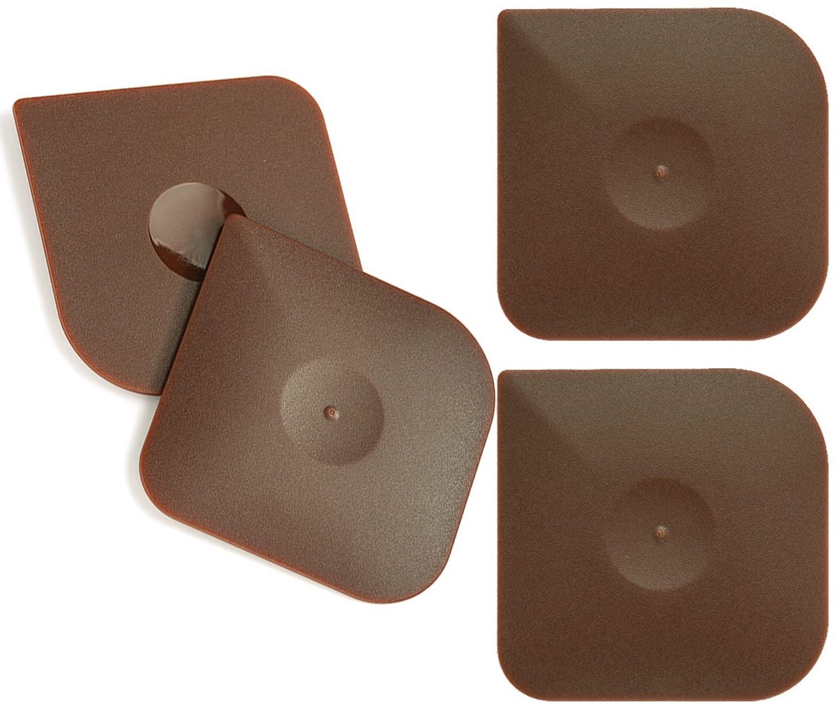 Cosensi- Pan Schraper 4 Stuks - Handheld Nylon Schraper - Multifunctionele Tool - Gietijzeren Cleaner - Waterdicht - Geschikt voor Pannen en Woks - Keukengereedschap