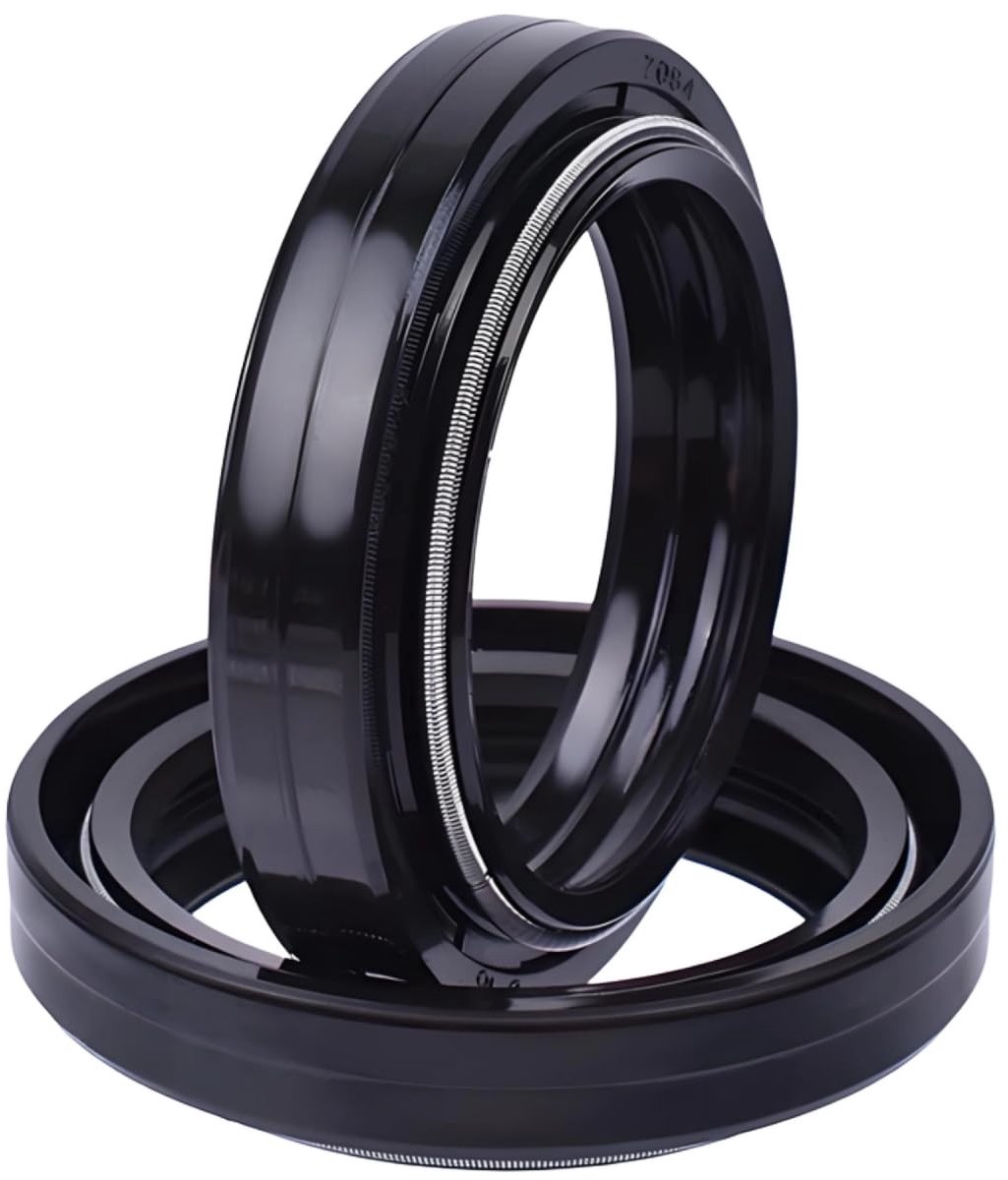 NTH products- Dempers Set - 2x Olieafdichtingen/2x Stofafdichtingen - 41mm/54mm - Rubber - Geschikt voor GSX750F/GSXR750 - Duurzaam materiaal - Motorfietskeerring