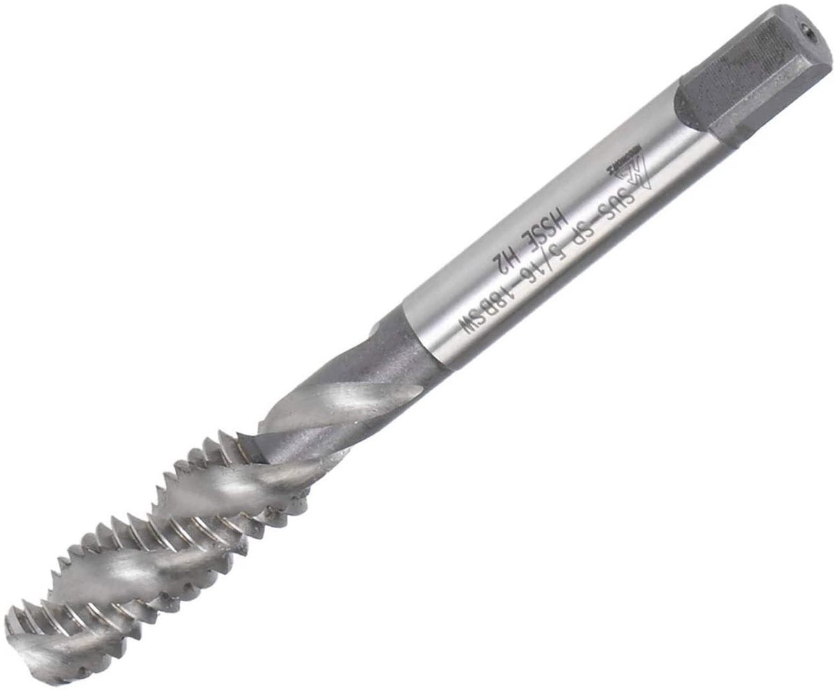 Cosensi- Draad Tap Spiraalvormig - Handkraan/Machinekraan - HSS-Kobalt - Draadmaat M8 x 1,25 mm - Tolerantie H2 - Draadlengte 22 mm - Kraan