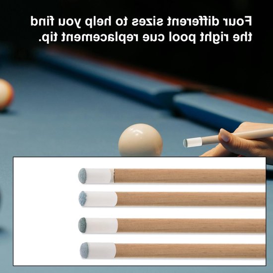 Jhubersproducts - Slip-On Pool Cue Dots - Billiard Stick Sleeves - 60 Stuks - Wit - Snooker en Pole Cue Accessoires - Voor Tafelonderhoud - 9/10/12/13 van Merkloos — afbeelding 3