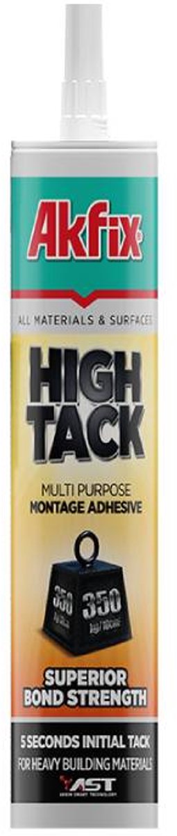 AKFIX High Tack 11+1 gratis! MS-Polymeer Zwart
