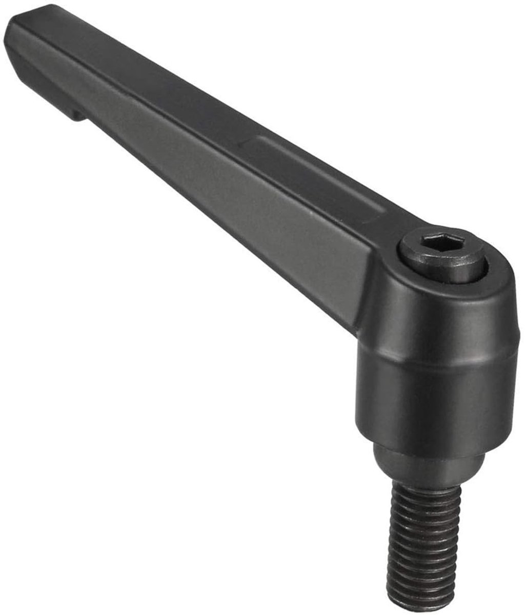 Dailygoods- Klemhendel Verstelbaar - Snelspanner Drukknop - Aluminium Handvat - M10 x 20mm Buitendraad - Vergrendeling - Voor Machines & Apparatuur - Handgreep