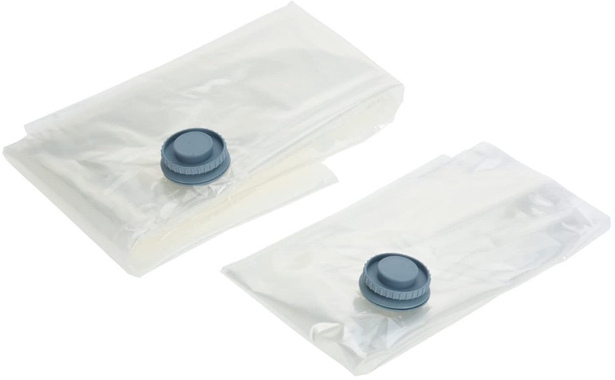 Dailygoods- Opbergzakken Set van 2 - Vacuümzakken - 86 x 50 cm en 130 x 74 cm - Stofzuigerzakken voor Kleding - Duurzaam en Scheurbestendig - Ruimtebesparend