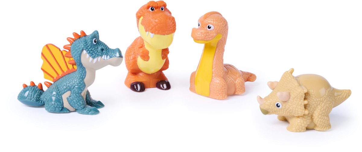 PAW Patrol - De Dino Film - Pup Squad Dino Crew met unieke Rex Pup Squad Racer en 4 dinosaurusfiguren — cadeau in Spellen & Speelgoed - foto 7