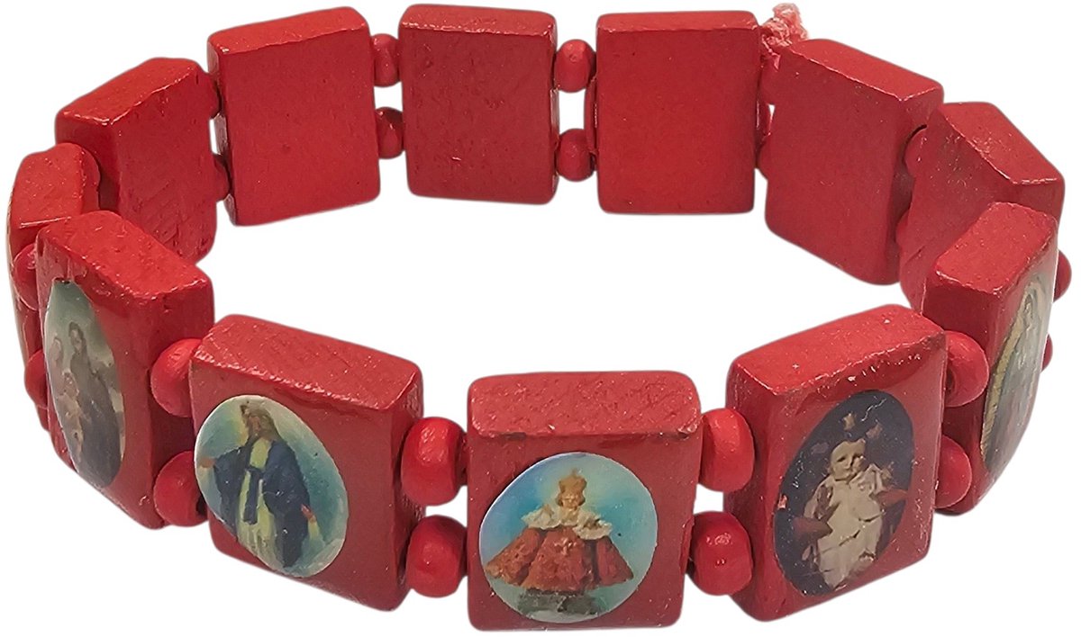 Heiligen armbandje - Rood