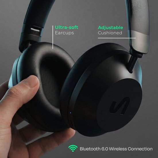 The Next Sound by Tiësto MX41H - Draadloze Over-Ear Koptelefoon met Noise Cancelling - Bluetooth - ANC - 40 uur batterij - Microfoon - Zwart