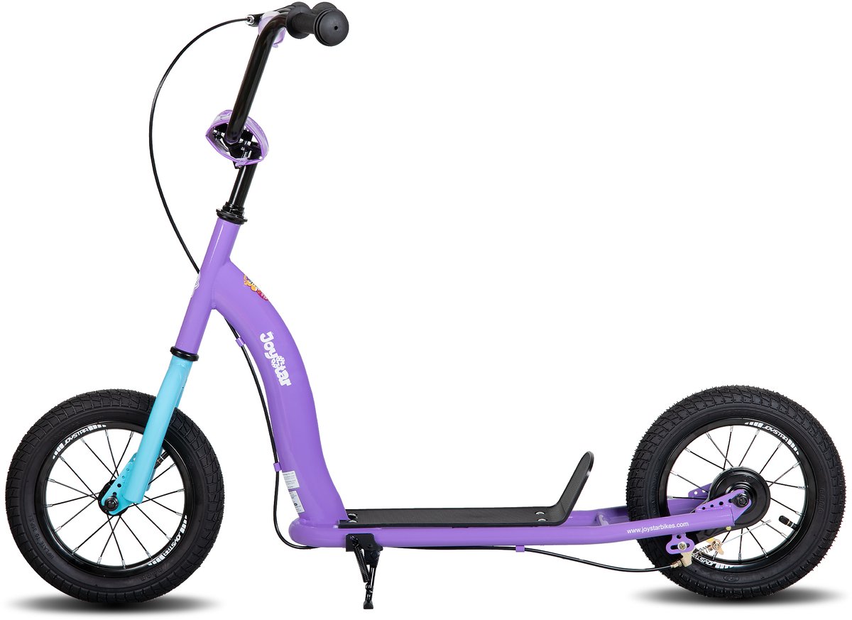 JOYSTAR Conway Step met 12 Inch Luchtbanden - Voor Kinderen vanaf 5 Jaar, Tieners & Volwassenen - Verstelbaar Stuur - Paars