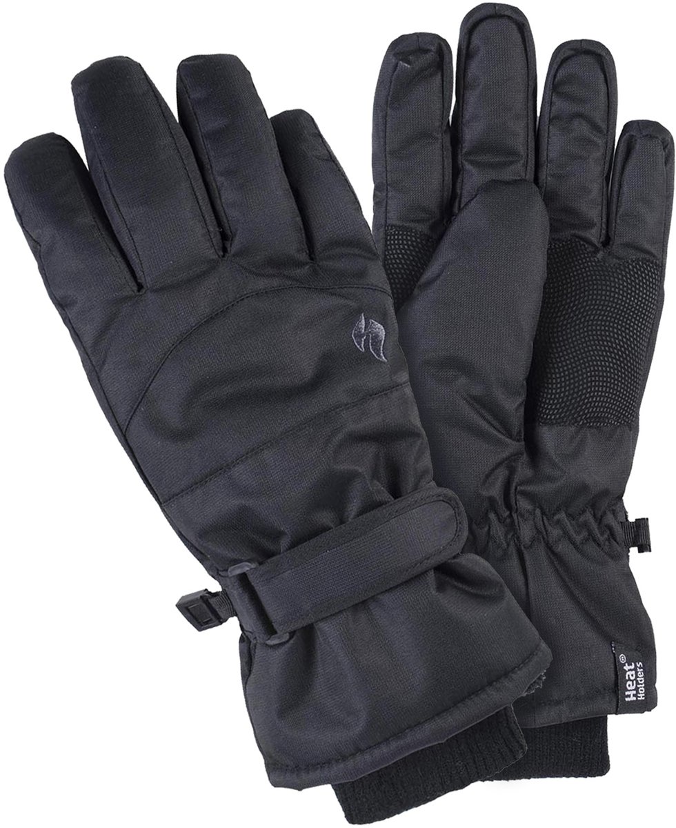 Heat Holders Waterdichte thermo skihandschoenen voor dames Zwart