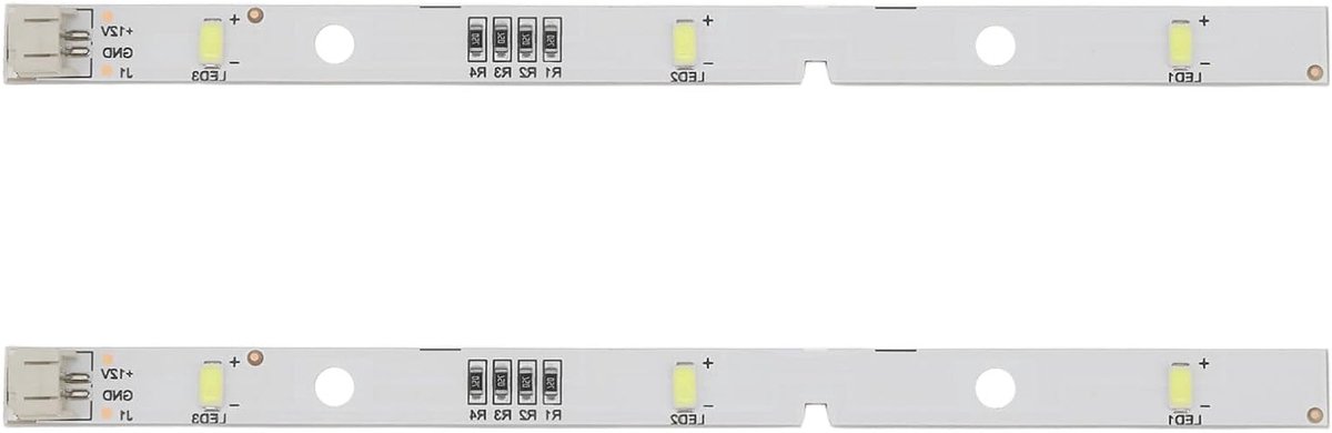 2 Stuks LED Strip Verlichting PCB voor 12V Koelkast en Vrieskist - Geschikt voor Diverse Merken