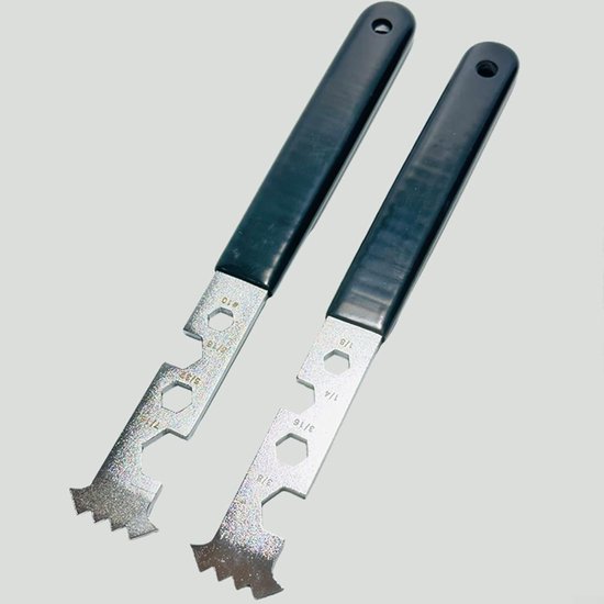 Bestratingsgereedschap set - Steenverwijderaar - Terras Onderhoud - Inclusief inbussleutel - 30 cm lang - Zilver van Bestratingsgereedschap — afbeelding 2