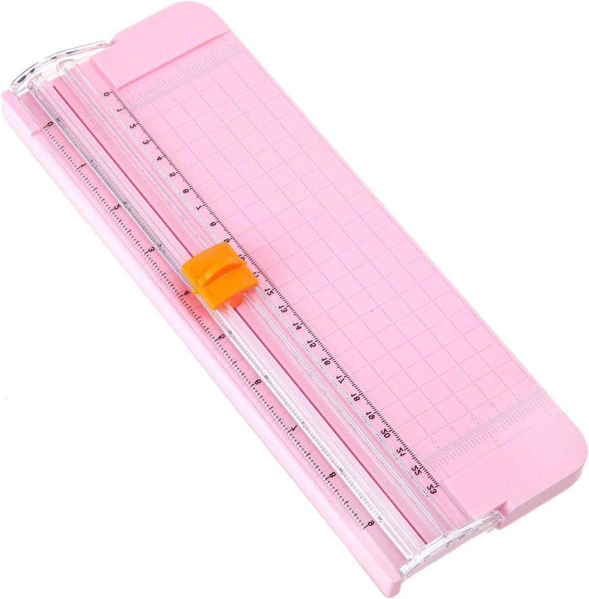 Papier Snijder - Papier Trimmer - Papier Snijden - Vingerbescherming - A5 formaat - Roze
