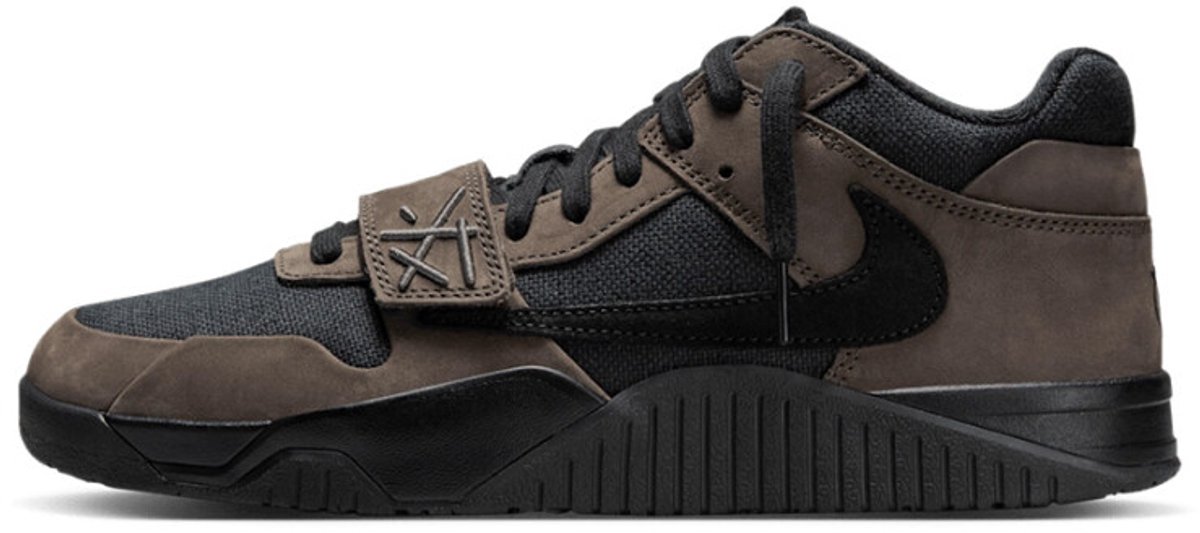 Travis Scott x Jordan Jumpman Jack ‘Dark Mocha’ . Wit