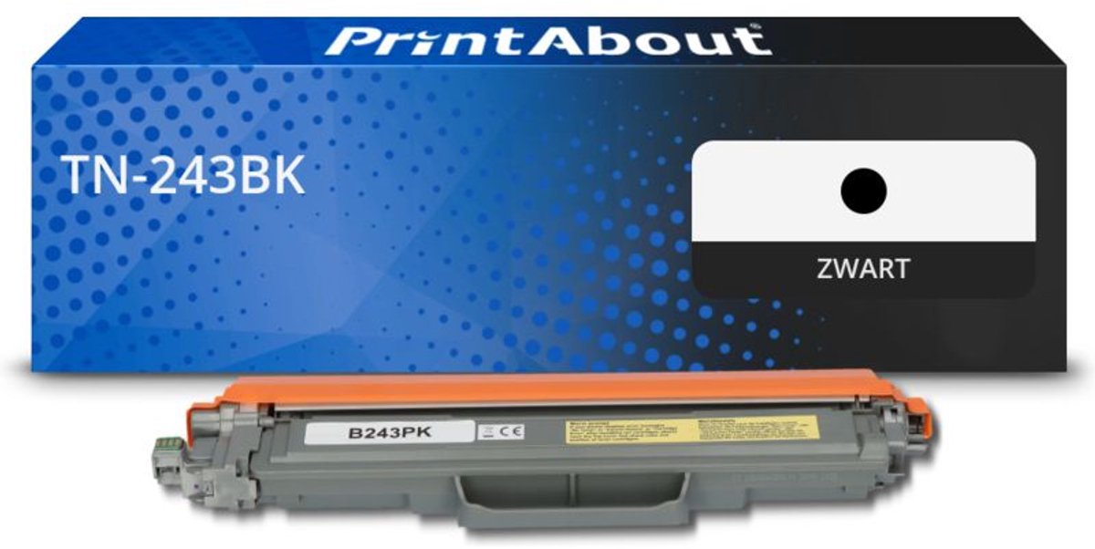 PrintAbout Huismerk Brother TN-243BK Toner Zwart