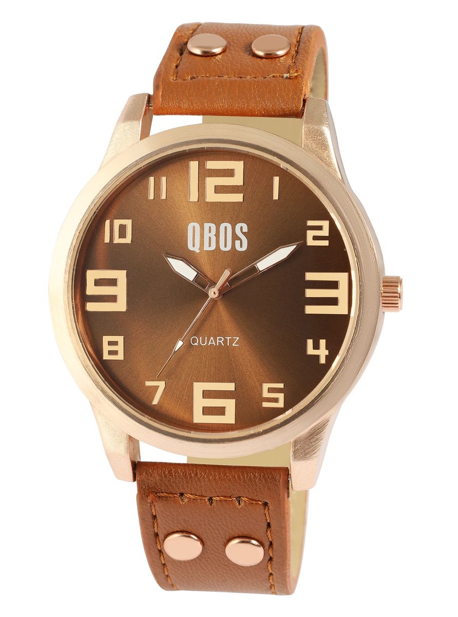 QBOS QBOS Unisex horloge Mineralglas