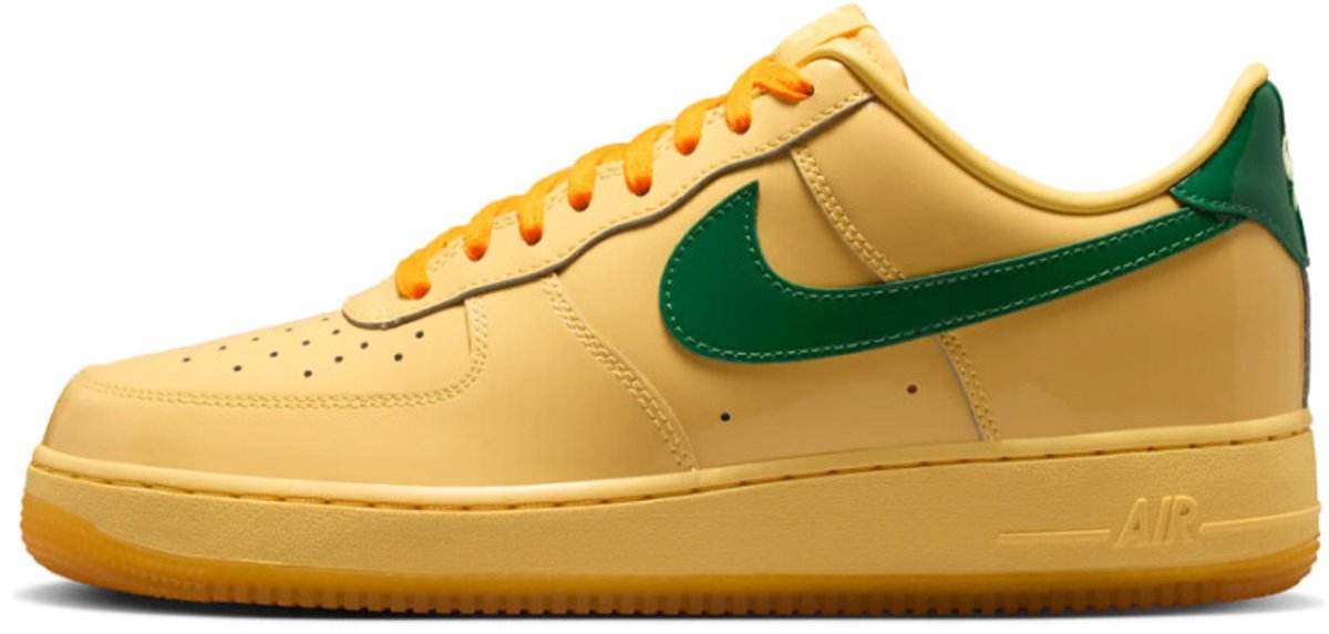 Nike Air Force 1 Low Patent Leather Topaz Pine Groen