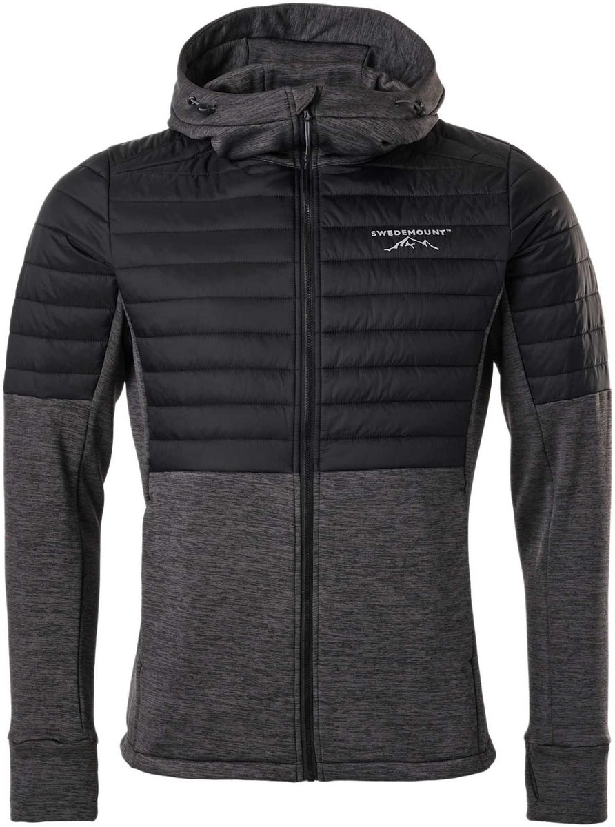 Swedemount Lofoten Hybrid Jacket II jas – Outdoorjas voor heren Charcoal Melange