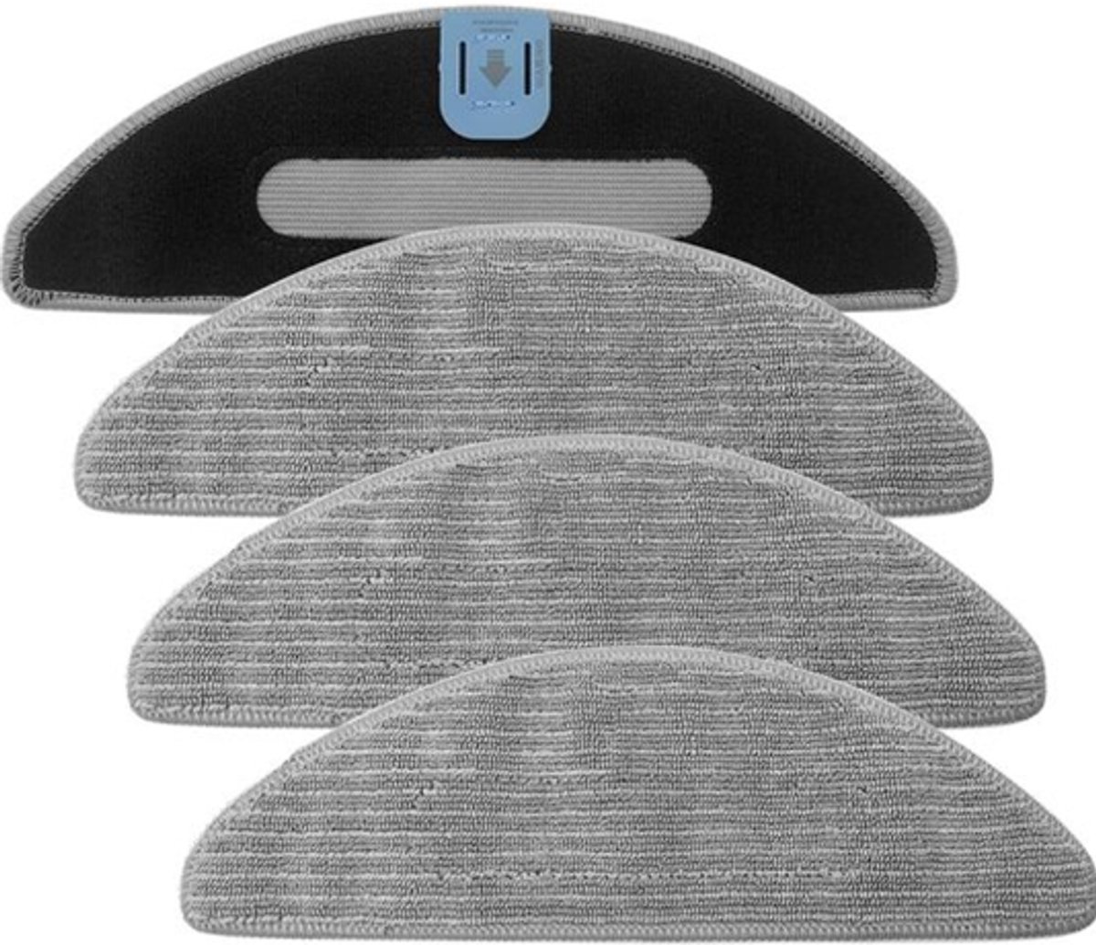 Reinigings accessoires - Geschikt vooriRobot Combo i5+j5+ robotstofzuiger - Losse vloermoppen - 4 stuks