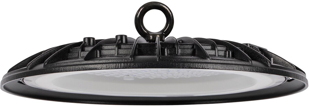 Qualu LED UFO High Bay - Rimo - 150W - Magazijnverlichting - Waterdicht IP65 - Helder/Koud Wit 6000K - Aluminium Zwart