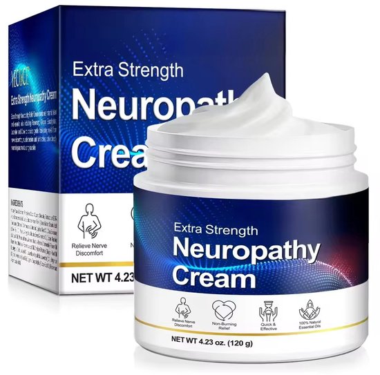 Neuropathie Crème - Neuropathie zalf - voor handen en voeten - 120g - Verlicht pijn - Spier en gewrichtspijn