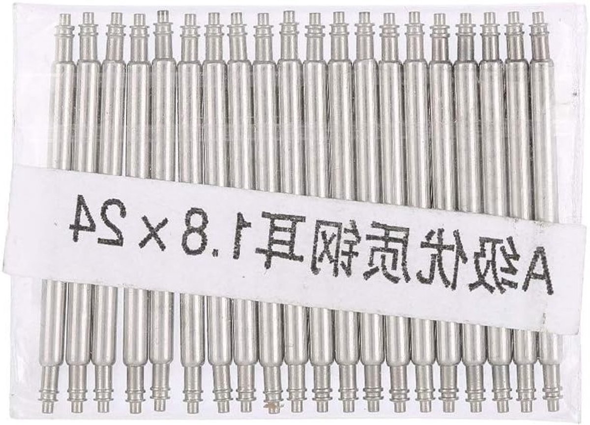 Vervangingspinnen voor horlogebanden - 20 stuks, 19-24mm, staal, horloge reparatie, horloge accessoires, band link tool