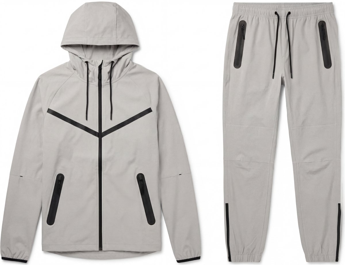 Hitman - Trainingspak Heren - Joggingpak Heren - Sportkleding Heren - Cadeau voor Man - Licht Grijs - Maat M