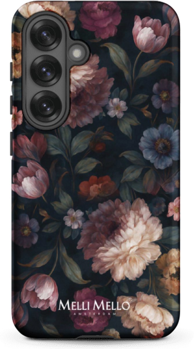 Melli Mello Telefoonhoesje Noir Bloom (Tough Case) - Samsung Galaxy S25