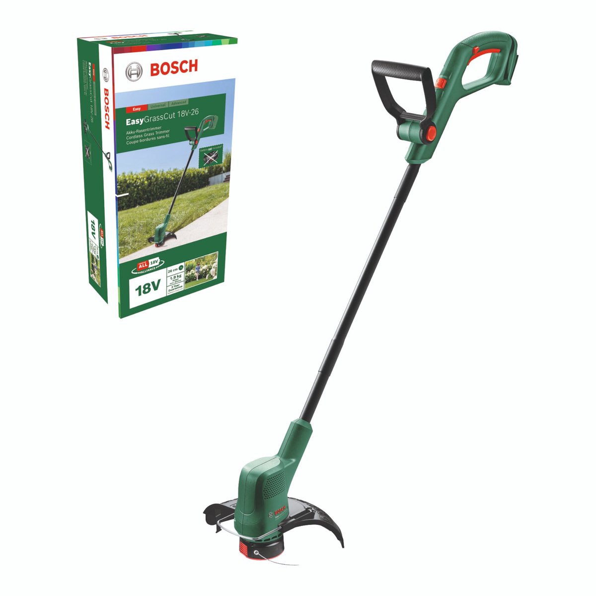 Bol.com Bosch EasyGrassCut 18V-26 - Grastrimmer - Zonder accu en lader aanbieding