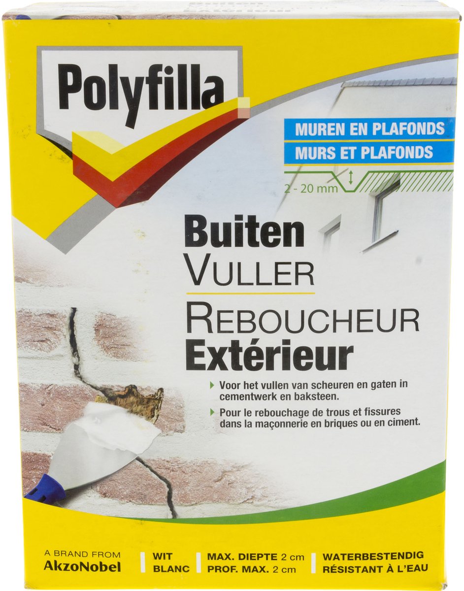Polyfilla - Buitenvuller (Poeder) - 2 KG