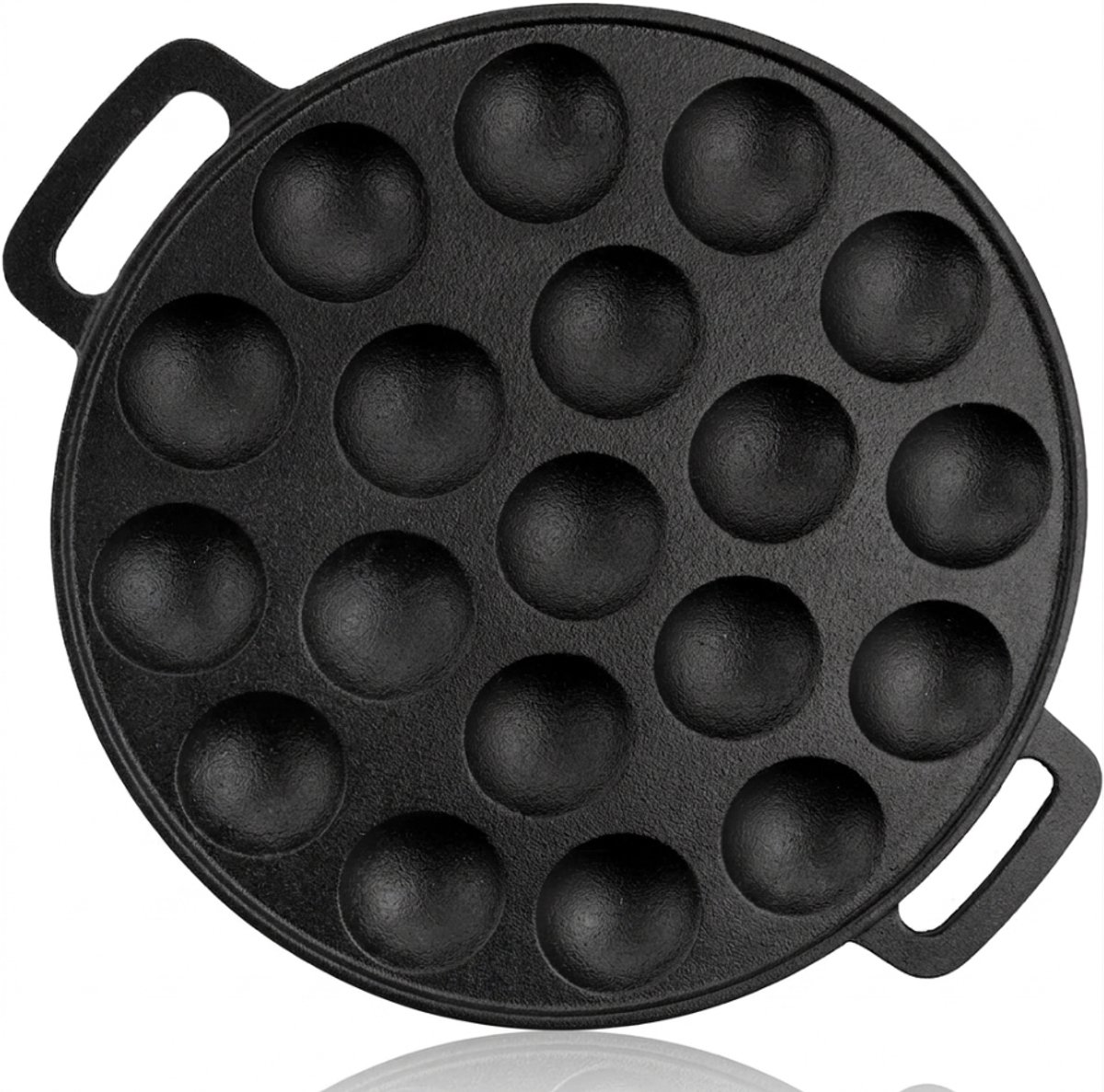 KAD® Poffertjesmaker - Poffertjespan - Poffertjespan Electrisch - Zwart - 29cm x 25cm x 5cm