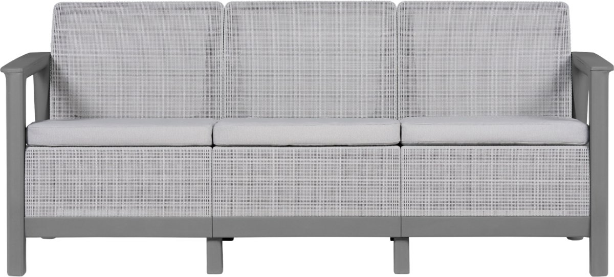 Keter Scandi Linea 3-zits Loungebank - Lichtgrijs thumbnail 8
