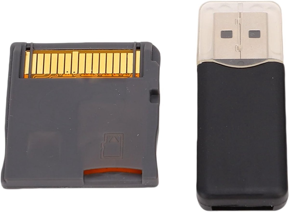 Upgrade R4 Geheugenkaart voor Videogames met ASIC Chip, Lezer en Aanpasbare Interface voor 2DS en 3DS Console - Perfect voor Gaming en Opslag