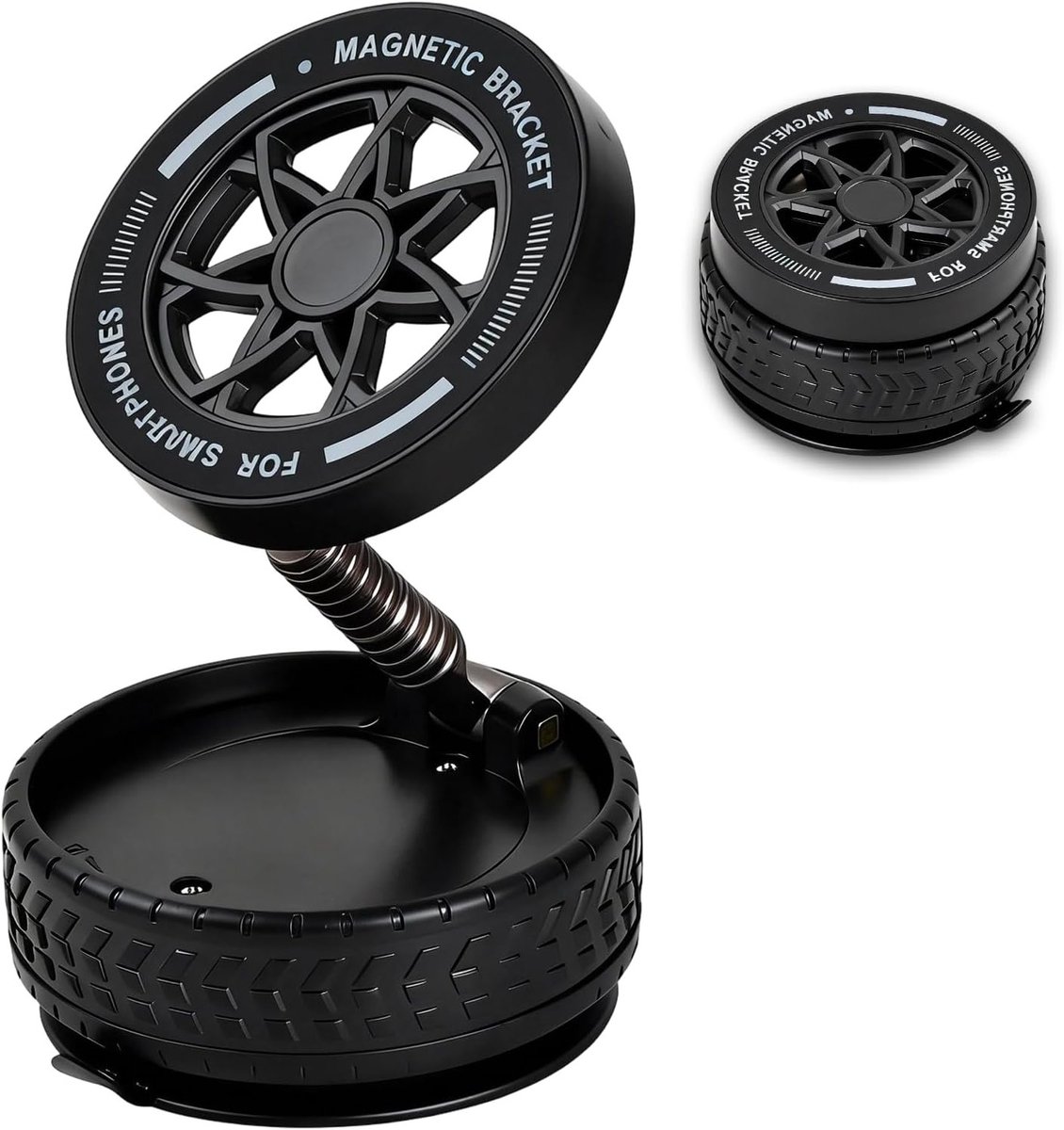 360° Draaibare Magnetische Telefoonhouder voor Auto - Universele Vacuüm Telefoonhouder voor Smartphones