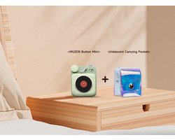 MUZEN Button Mini - Draagbare Draadloze Bluetooth Luidspreker - 8 uur speeltijd - Bluetooth Speaker - Draadloze Speaker - Mini Bluetooth speaker - Draagbare speaker - Candy Pink