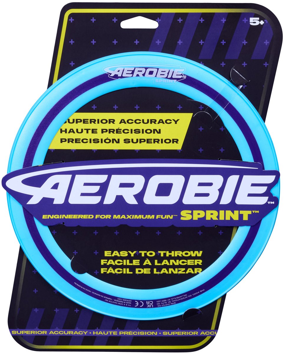 Werpring Aerobie Sprint Ring Blue 6075917 Blauw 25 cm