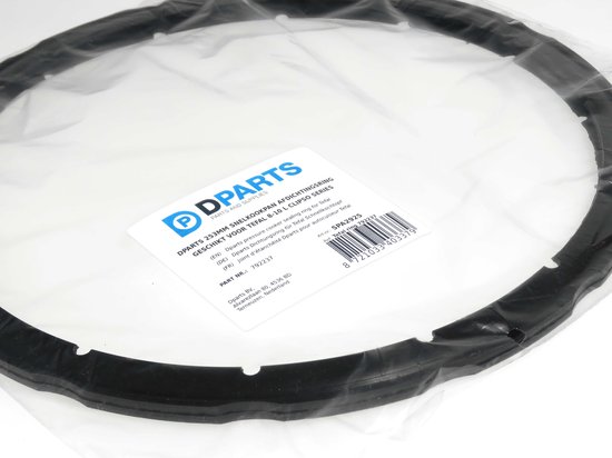 25,3cm Dparts afdichtingsring geschikt voor Tefal snelkookpan 8L en 10L - Clipso series - Afdichting ring nr. 792237 van Merkloos — afbeelding 2