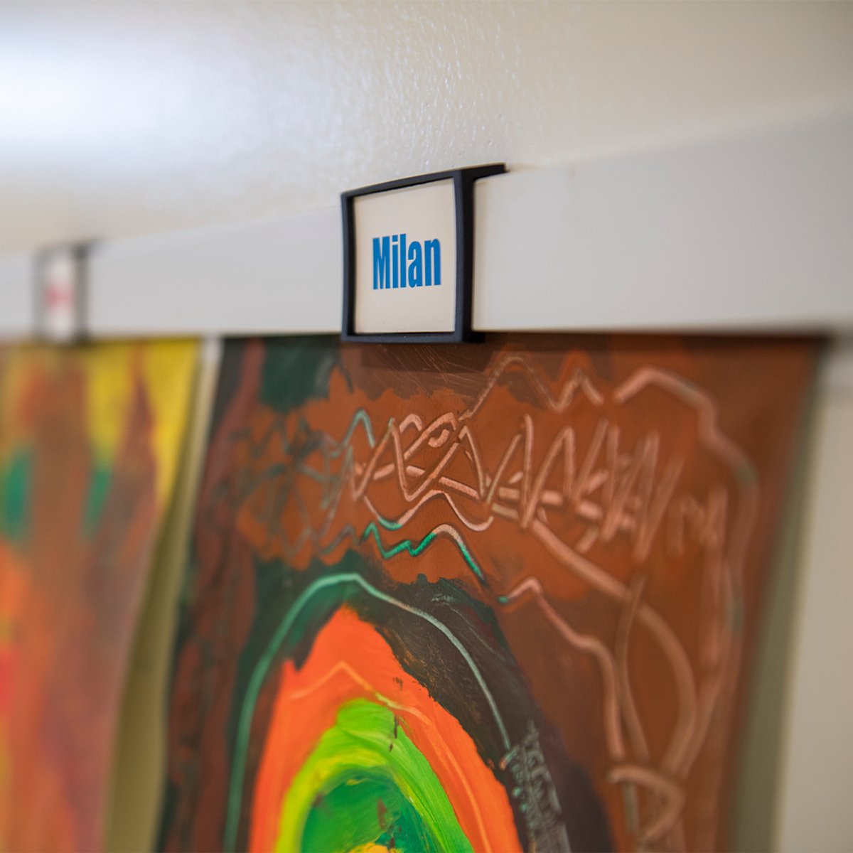 Artiteq Info Rail Presentatiesysteem - Los - Inclusief 4 ME-clips - Wit - 200 cm - Ophangen van foto's, tekeningen of recepten