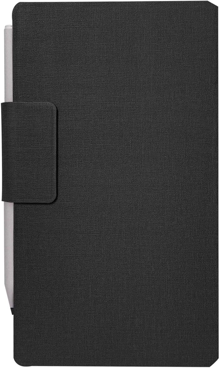Slimme en Lichtgewicht Boek Folio Hoes voor reMarkable Paper Pro 7.3 inch 2025 - Beschermende PU Leren Case met Magnetische Sluiting - Zwart