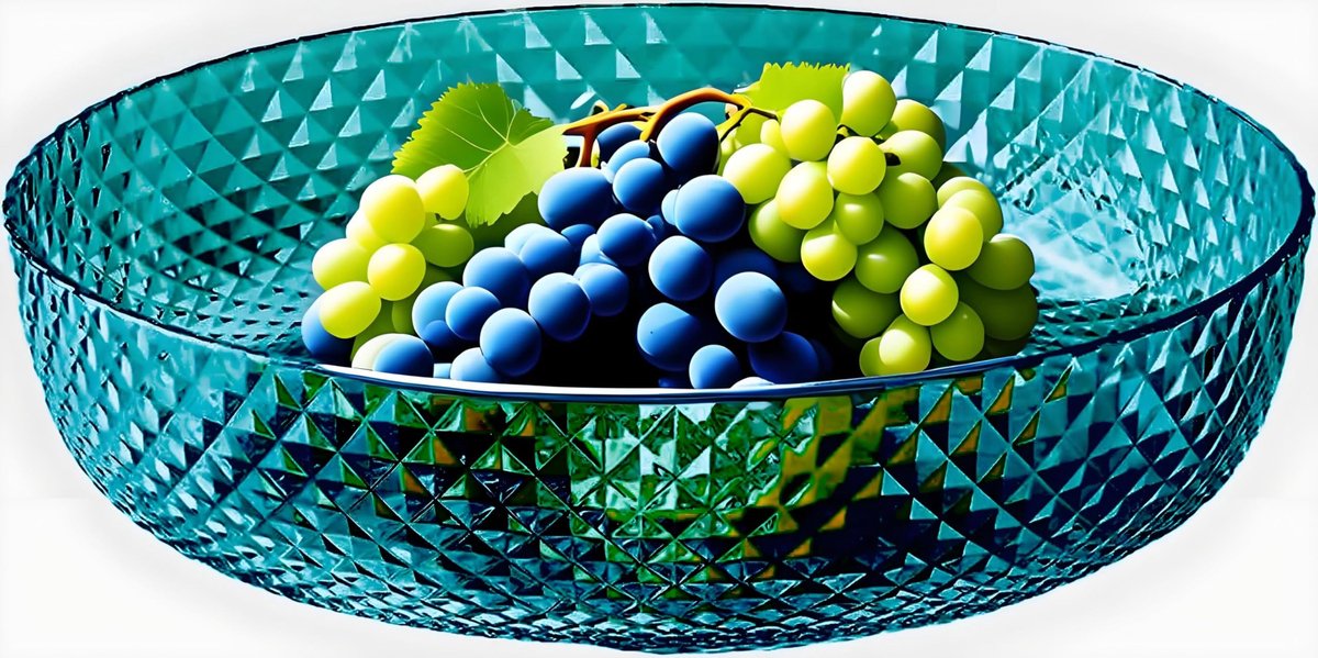 Allecto - Stijlvolle fruitschaal - Duurzame fruitmand - Food grade plastic - Groen - Vaatwasserbestendig - Perfect voor elke gelegenheid - 1 eenheid