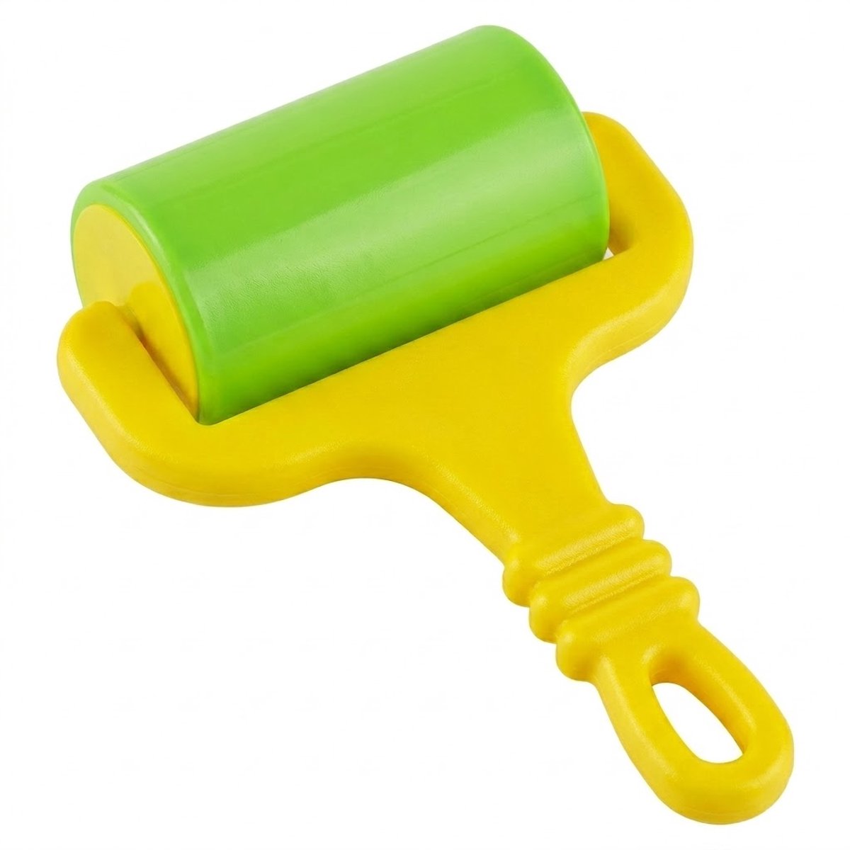 Groen geel Diamond Painting roller tool dames en heren kunststof aandruk roller accessoire voor diamond painting steentjes hulpmiddel 12.5 cm ergonomische handgreep