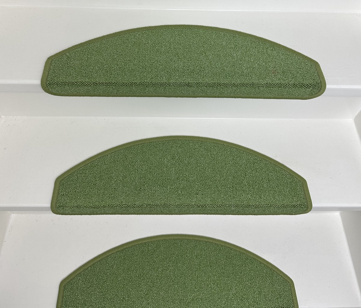 Elite Trapmatten - 13 stuks - lima - Lime Groen - 56x17x3,5cm - halve maantjes