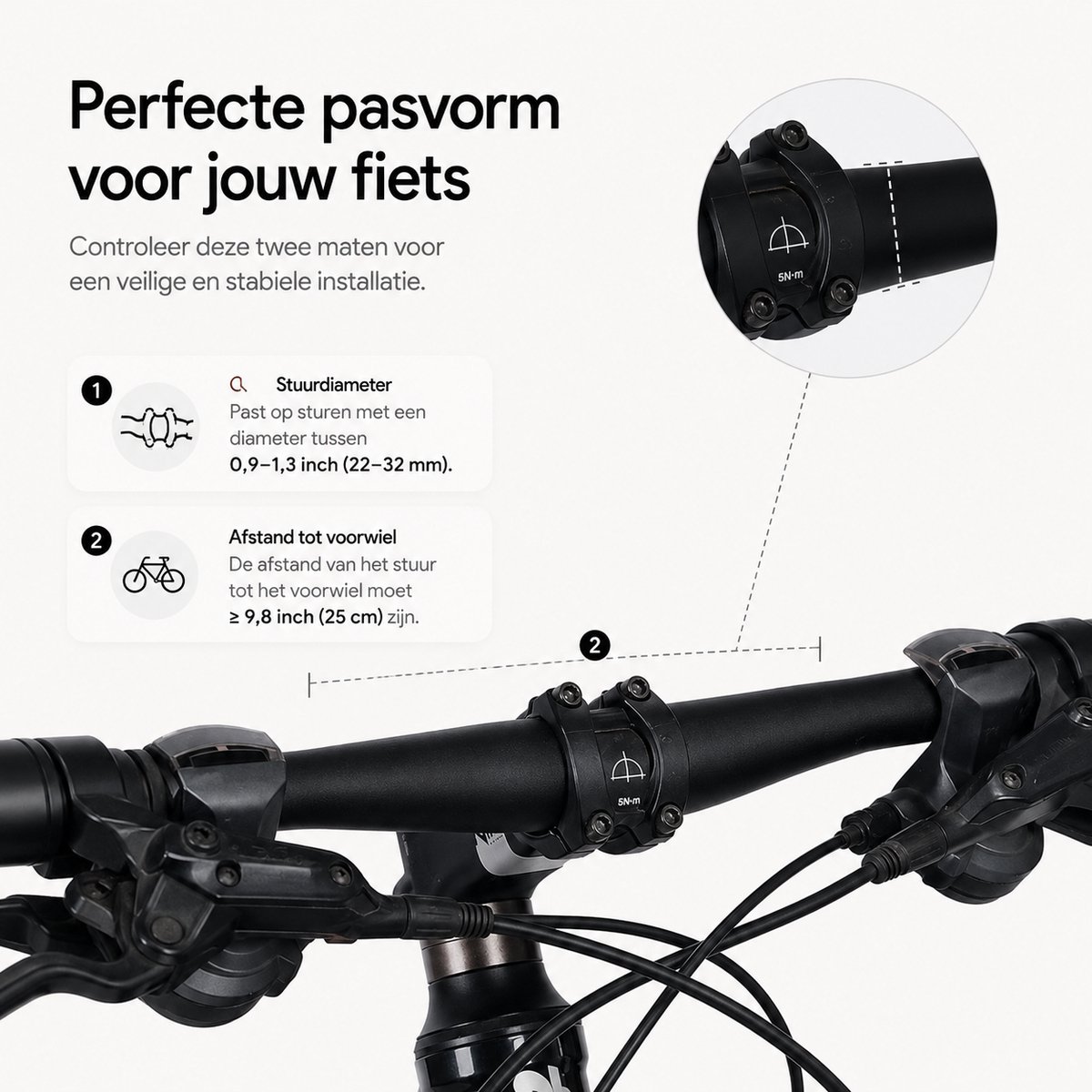 BOTC Fietsmand - Hondenfietsmand - Hondenmand fiets - 34x28x25cm - Waterbestendige Oxford-stof - Zwart – foto 5